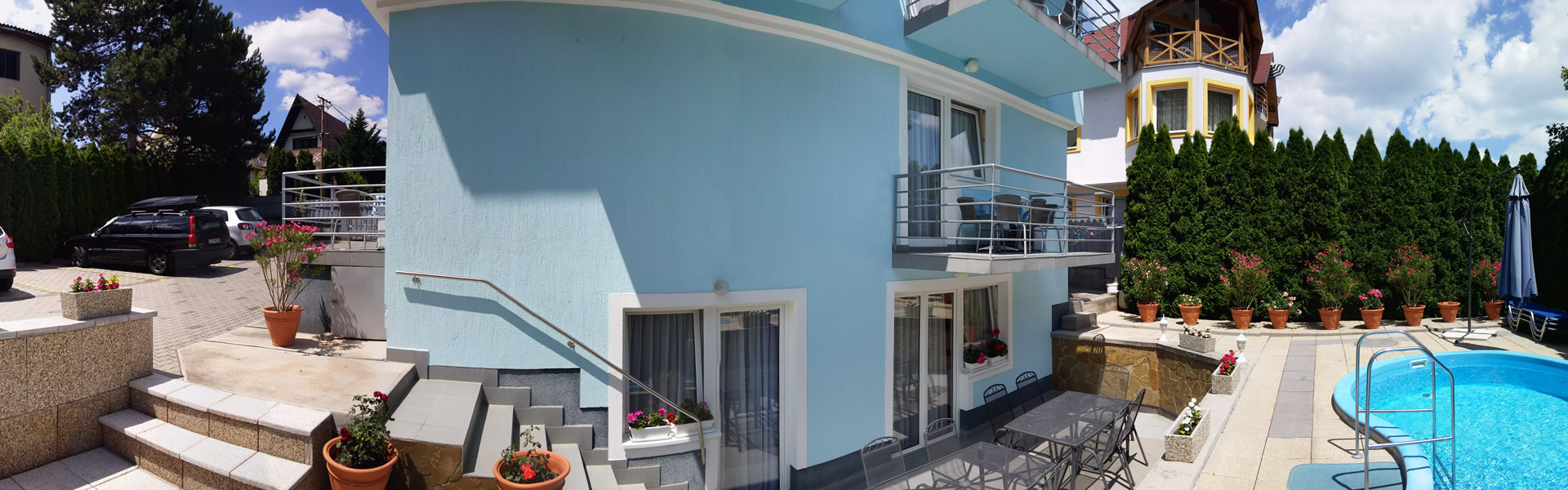 Várja Önt is a Balatonfüredi Blue Mediterran Apartmanház