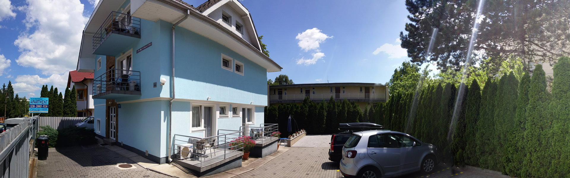 Várja Önt is a Balatonfüredi Blue Mediterran Apartmanház